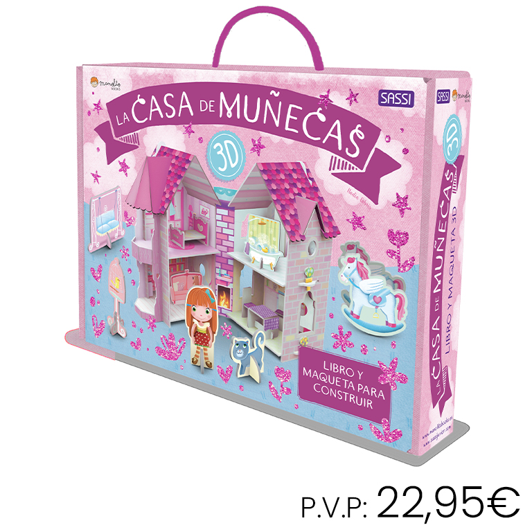 LIBRO+PUZZLE MANOLITO CASA DE MUÑECAS 3D
