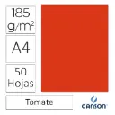 CARTULINA CANSON IRIS A4 TOMATE