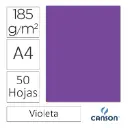 CARTULINA CANSON IRIS A4 VIOLETA