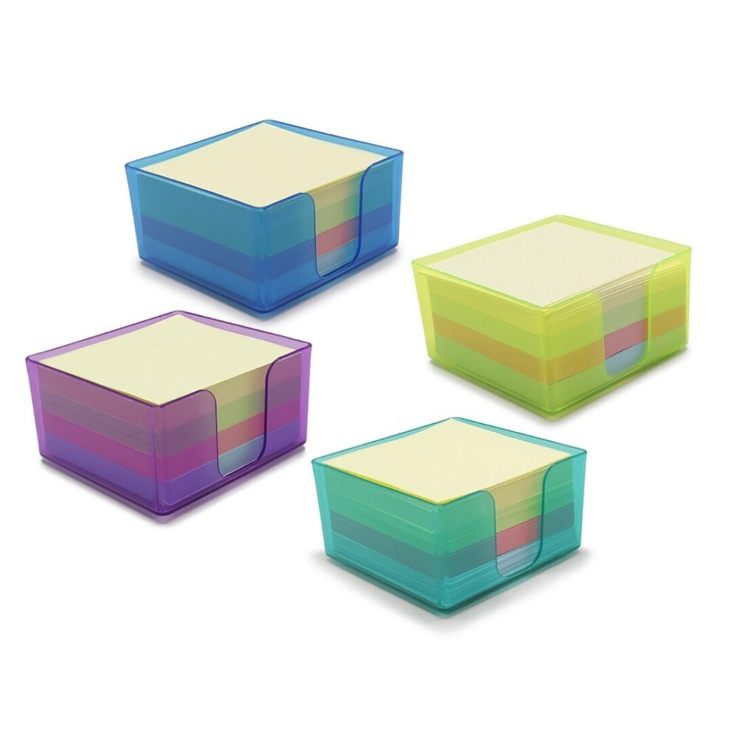 TACO DE NOTAS 400 HOJAS PASTEL 75x75MM