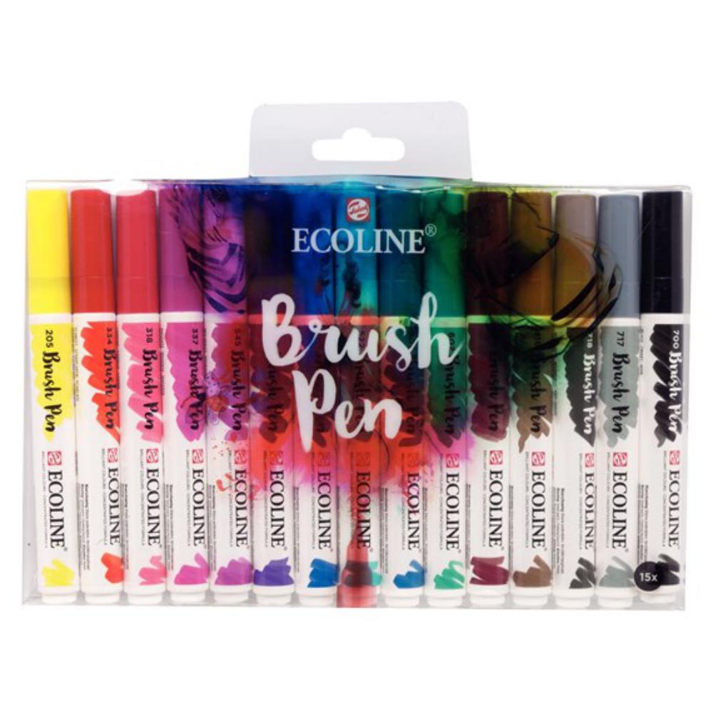 ECOLINE BRUSHPEN ESTUCHE 15