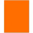 CARTULINA SADIPAL 50×65 CM 250 GRAMOS NARANJA FLUORESCENTE 10 HOJAS