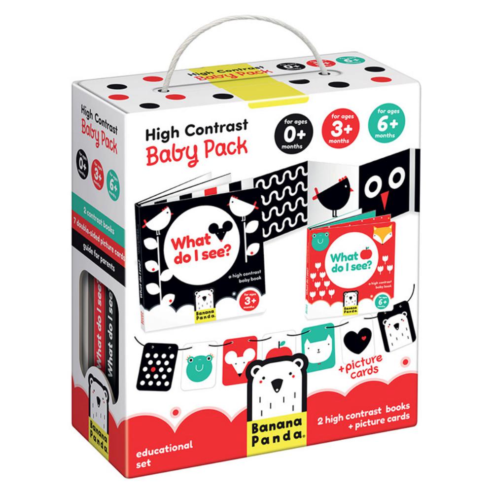 PUZZLE BANANA TARJETAS DE ALTO CONTRASTE STEP 2 