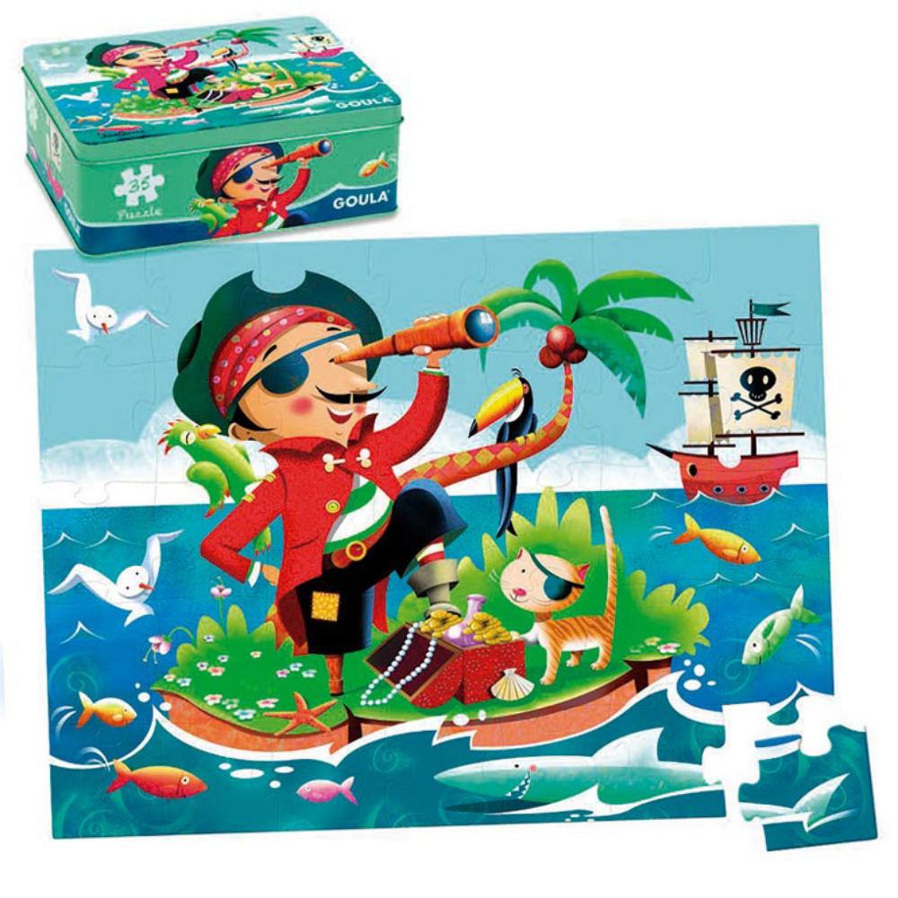 PUZZLE GOULA PIRATA 35 PIEZAS