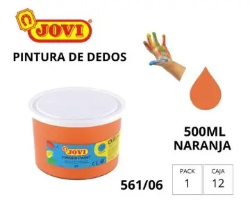 PINTURA DEDOS JOVI 500CC NARANJA