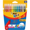 ROTULADOR BIC KID 12 COLORES
