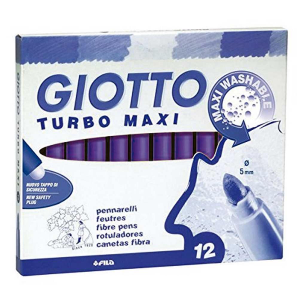 ROTULADOR GIOTTO TURBO MAXI UNICOLOR VIOLETA 12 UDS