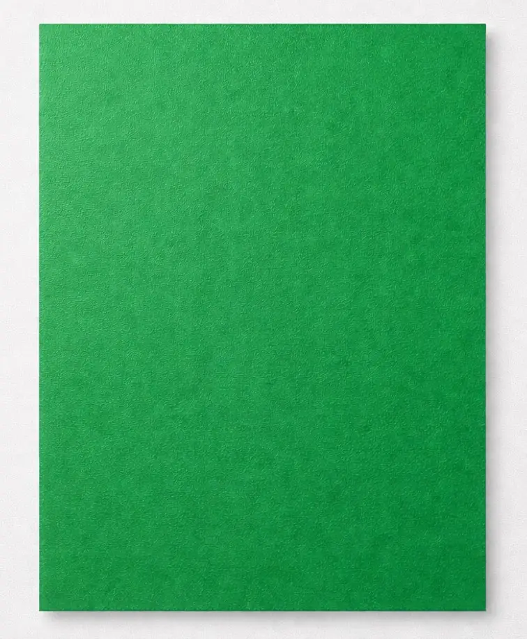 TAPAS CARTÓN GOFRADO A4 VERDE 50 UDS