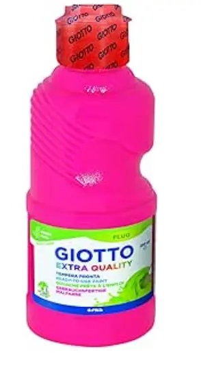 TÉMPERA GIOTTO 250G ROSA FLUORESCENTE 