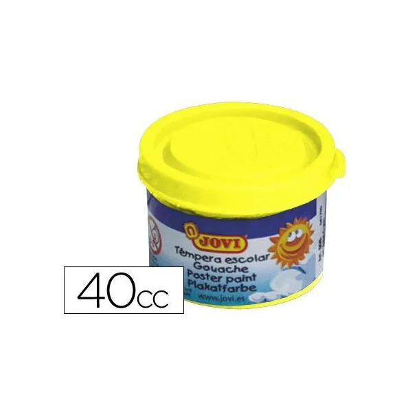 TÉMPERA JOVI ESCOLAR 35CC AMARILLO LIMÓN