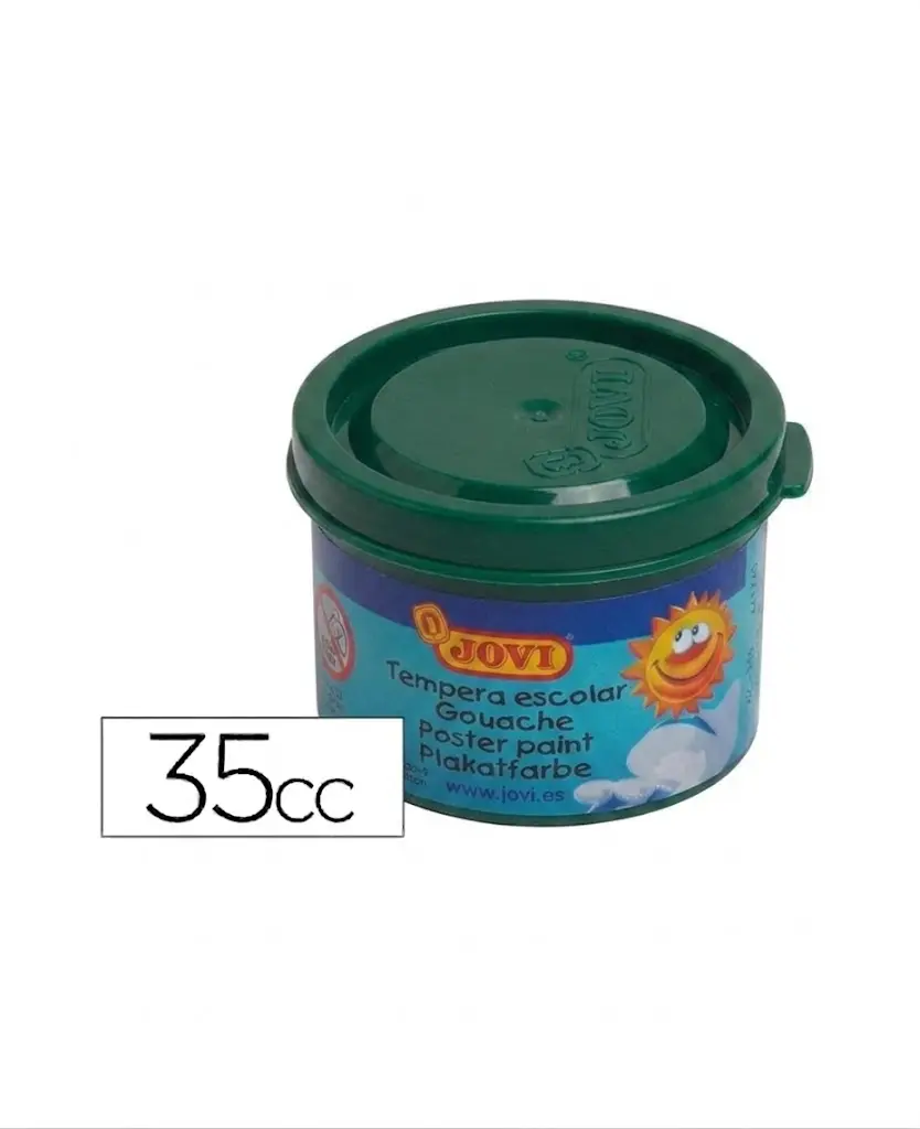 TÉMPERA JOVI ESCOLAR 35CC VERDE OSCURO