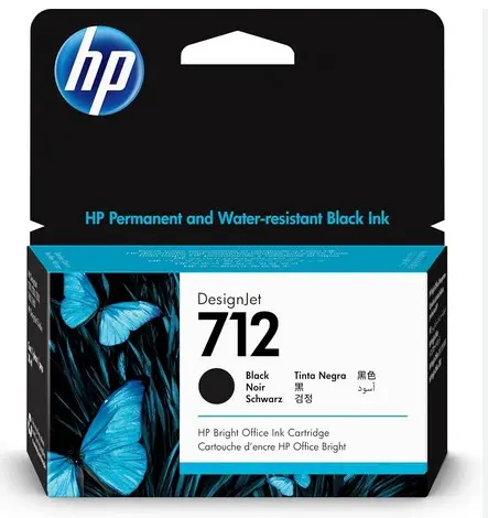 HP CARTUCHO Nº 712 NEGRO 3ED70A