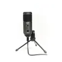 MICRÓFONO CONDENSADOR IGGUAL PODCASTING PRO GRIS