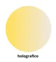 GOMETS CÍRCULO GRANDE Ø 21 MM HOLOGRÁFICO AMARILLO
