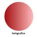 GOMETS CÍRCULO GRANDE Ø 21 MM HOLOGRÁFICO ROJO