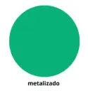 GOMETS CÍRCULO GRANDE Ø 21 MM METAL VERDE