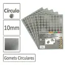 GOMETS CIRCULO PEQUEÑO Ø 10 MM GRIS