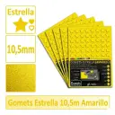 GOMETS ESTRELLA Ø 10,5 MM AMARILLO