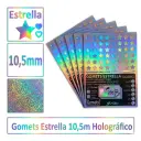 GOMETS ESTRELLA Ø 10,5 MM HOLOGRAFICO