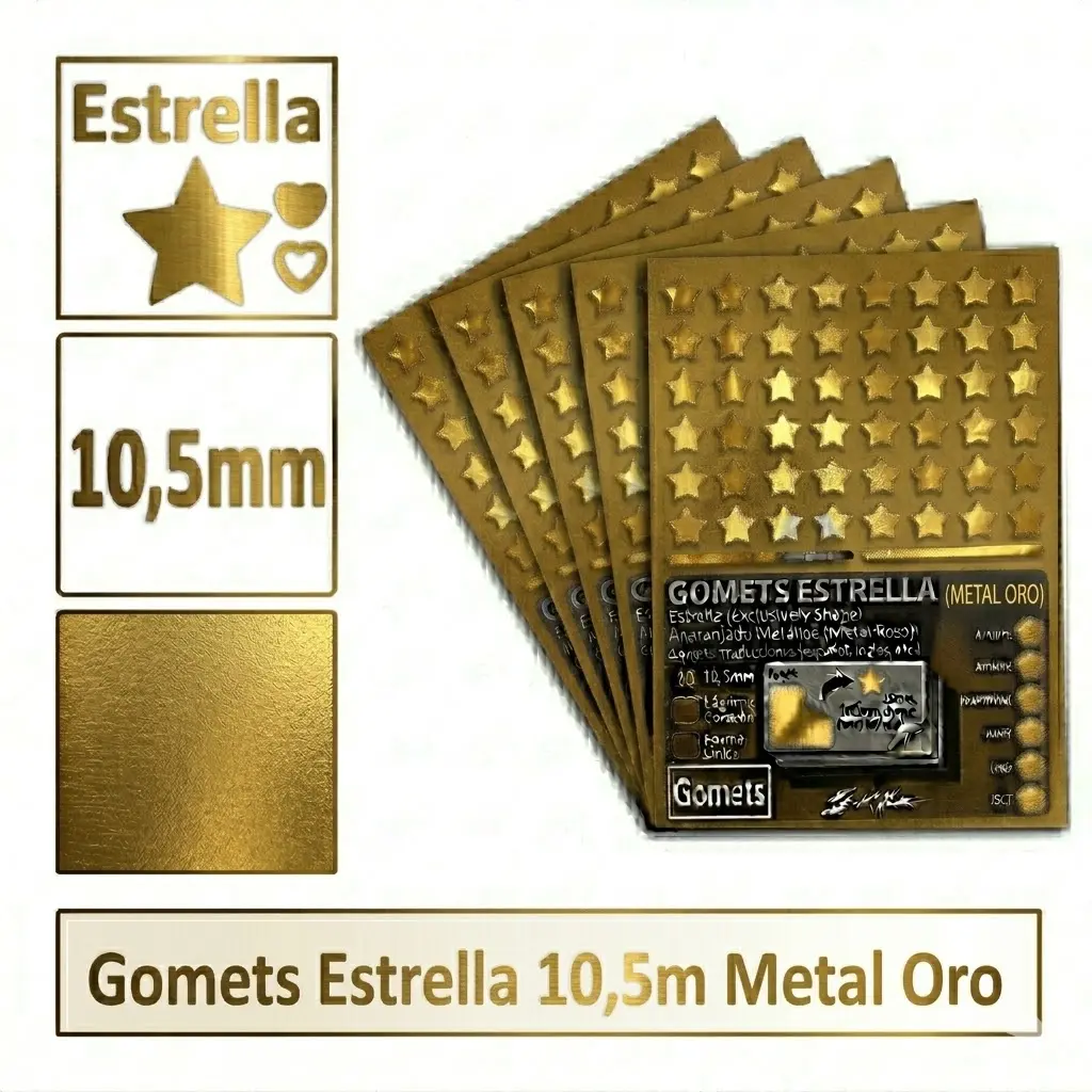 GOMETS ESTRELLA METAL XL ORO