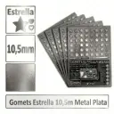 GOMETS ESTRELLA METAL XL PLATA