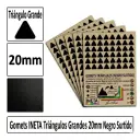 GOMETS TRIANGULO GRANDE Ø 20 MM NEGRO