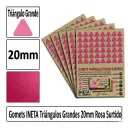 GOMETS TRIANGULO GRANDE Ø 20 MM ROSA