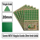 GOMETS TRIANGULO GRANDE Ø 20 MM VERDE