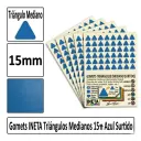 GOMETS TRIANGULO MEDIANO Ø 15 MM AZUL