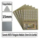 GOMETS TRIANGULO MEDIANO Ø 15 MM GRIS