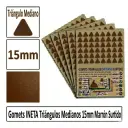 GOMETS TRIANGULO MEDIANO Ø 15 MM MARRON