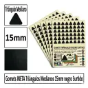 GOMETS TRIANGULO MEDIANO Ø 15 MM NEGRO