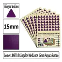GOMETS TRIANGULO MEDIANO Ø 15 MM PURPURA
