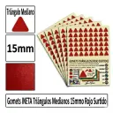 GOMETS TRIANGULO MEDIANO Ø 15 MM ROJO