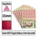 GOMETS TRIANGULO MEDIANO Ø 15 MM ROSA