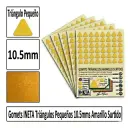 GOMETS TRIANGULO PEQUEÑO Ø 10,5 MM AMARILLO