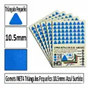 GOMETS TRIANGULO PEQUEÑO Ø 10,5 MM AZUL