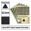 GOMETS TRIANGULO PEQUEÑO Ø 10,5 MM NEGRO