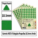 GOMETS TRIANGULO PEQUEÑO Ø 10,5 MM VERDE