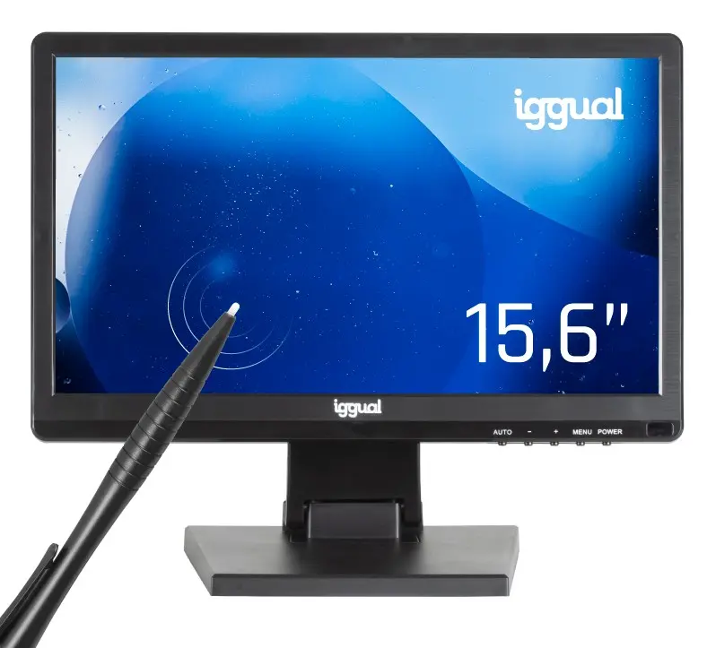 MONITOR TÁCTIL RESISTIVO IGGUAL 15,6" HD+ 16:9 – MTL15CP