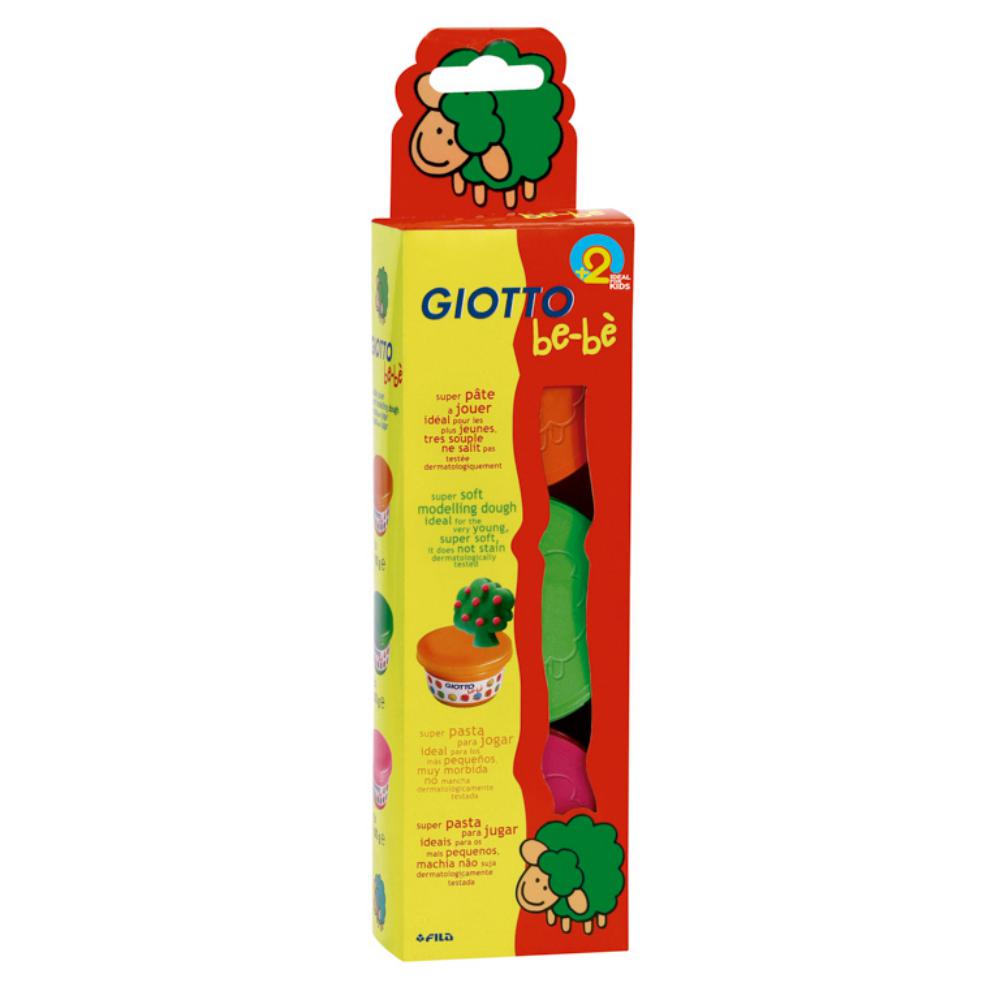 PASTA MODELAR GIOTTO BEBÉ PACK 3 COLORES SURTIDOS