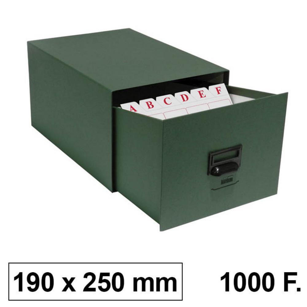 FICHERO KARMAN CARTÓN 190X250MM PARA 1000 FICHAS Nº5