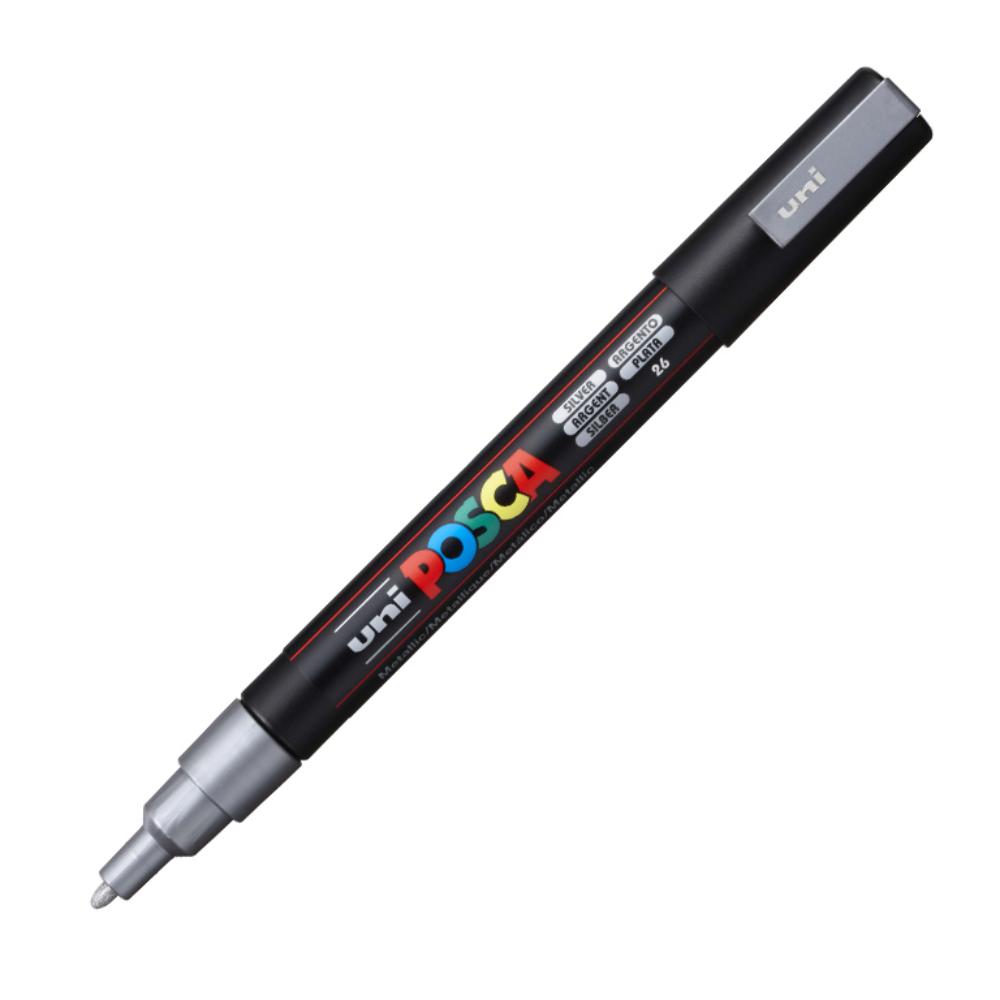ROTULADOR POSCA PC-3M PLATA