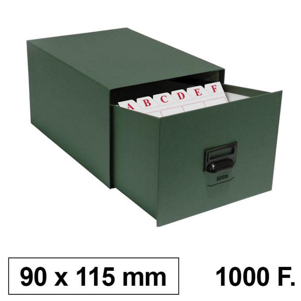 FICHERO KARMAN CARTÓN 90 X 115 MM PARA 1000 FICHAS Nº1