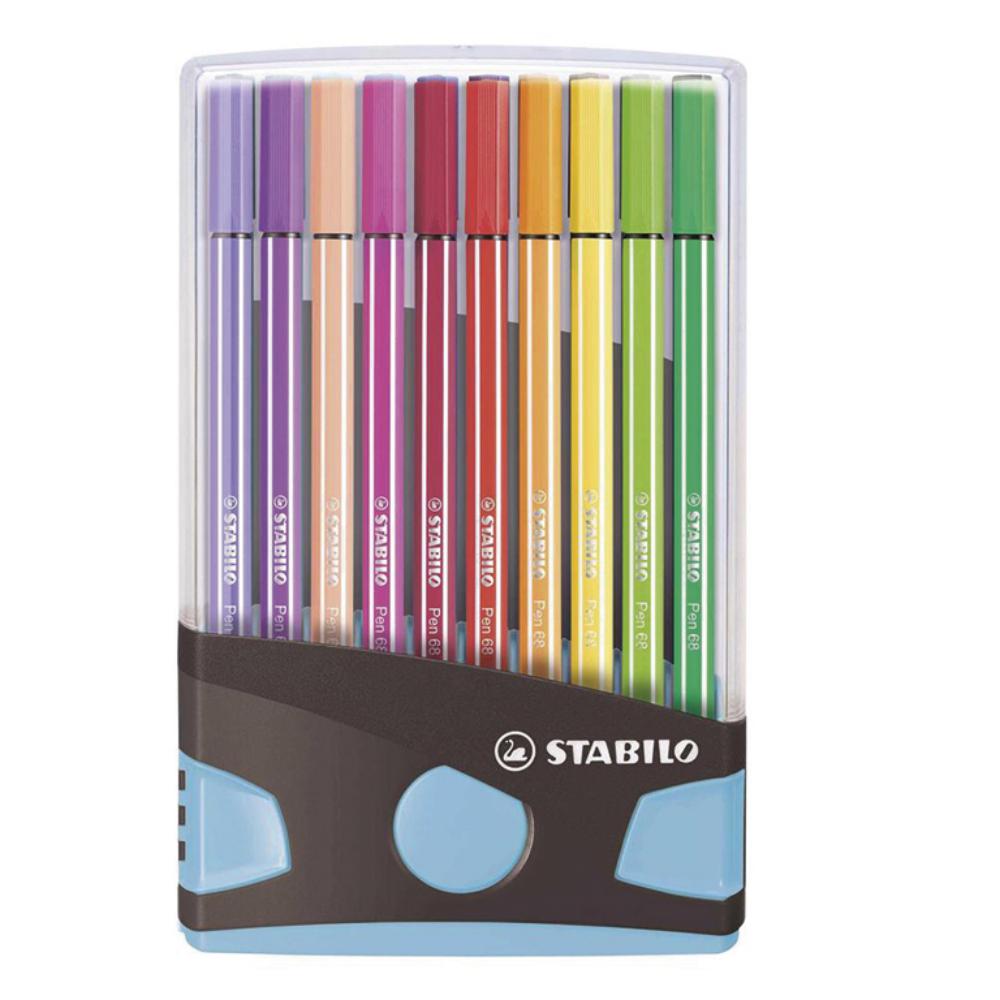 ROTULADOR STABILO PEN-68 COLORPARADE ESTUCHE RÍGIDO 20 COLORES