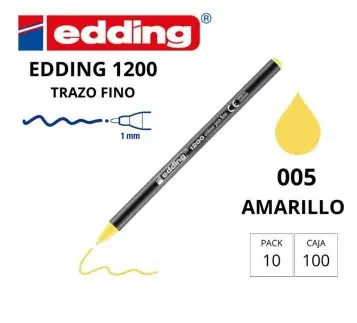 ROTULADOR EDDING 1200 AMARILLO