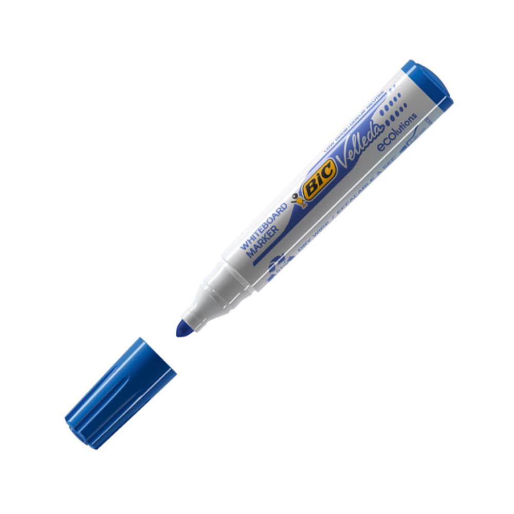 ROTULADOR BIC VELLEDA 1701 PIZARRA AZUL PUNTA REDONDA 1,3 MM