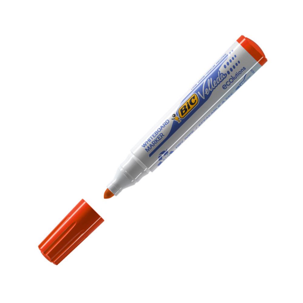 ROTULADOR BIC VELLEDA 1701 PIZARRA ROJO PUNTA REDONDA 1,3 MM