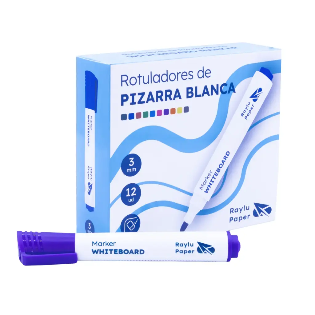 ROTULADOR DE PIZARRA BLANCA VIOLETA RAYLU FLOW 