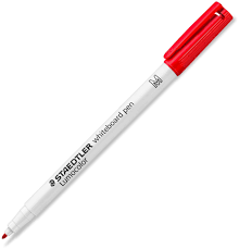 ROTULADOR LUMOCOLOR 301 PIZARRA BLANCA ROJO